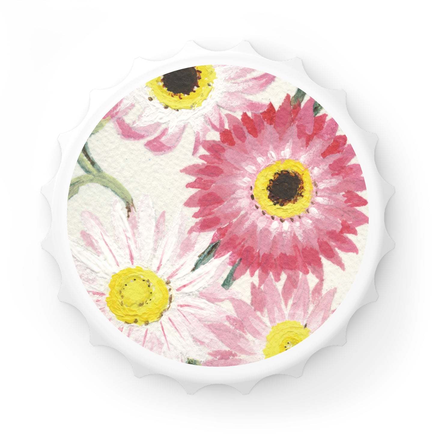 Australian Everlasting Daisies Bottle Opener