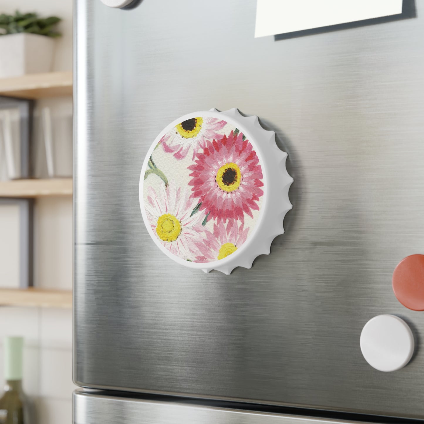 Australian Everlasting Daisies Bottle Opener