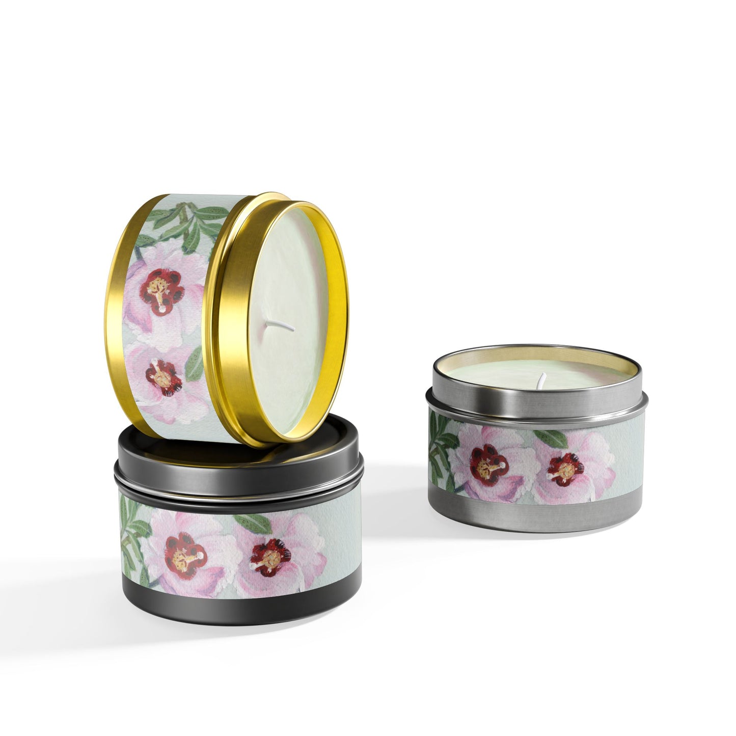 Australian Sturt Desert Rose Tin Candles - Multiple Scents