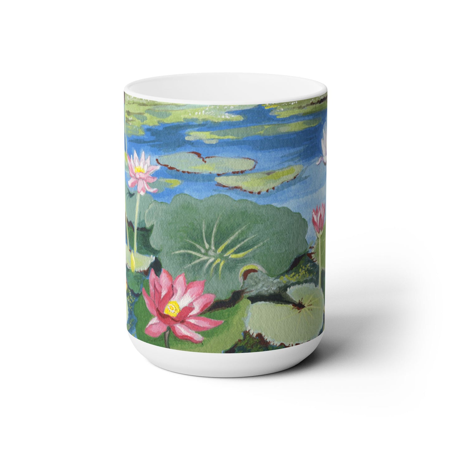 Australian Kakadu Red Lily Flora Print Ceramic Mug 15oz