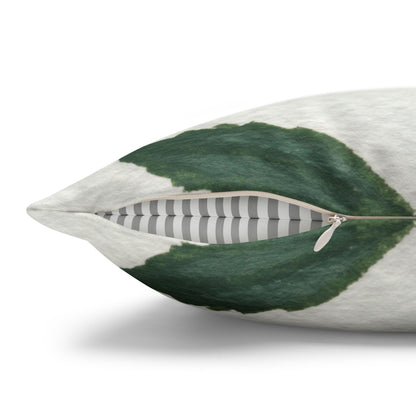 Australian Olearia Flora Print Faux Suede Square Pillow Case
