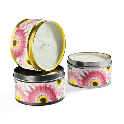 Australian Everlasting Daisies Tin Candles - Multiple Scents