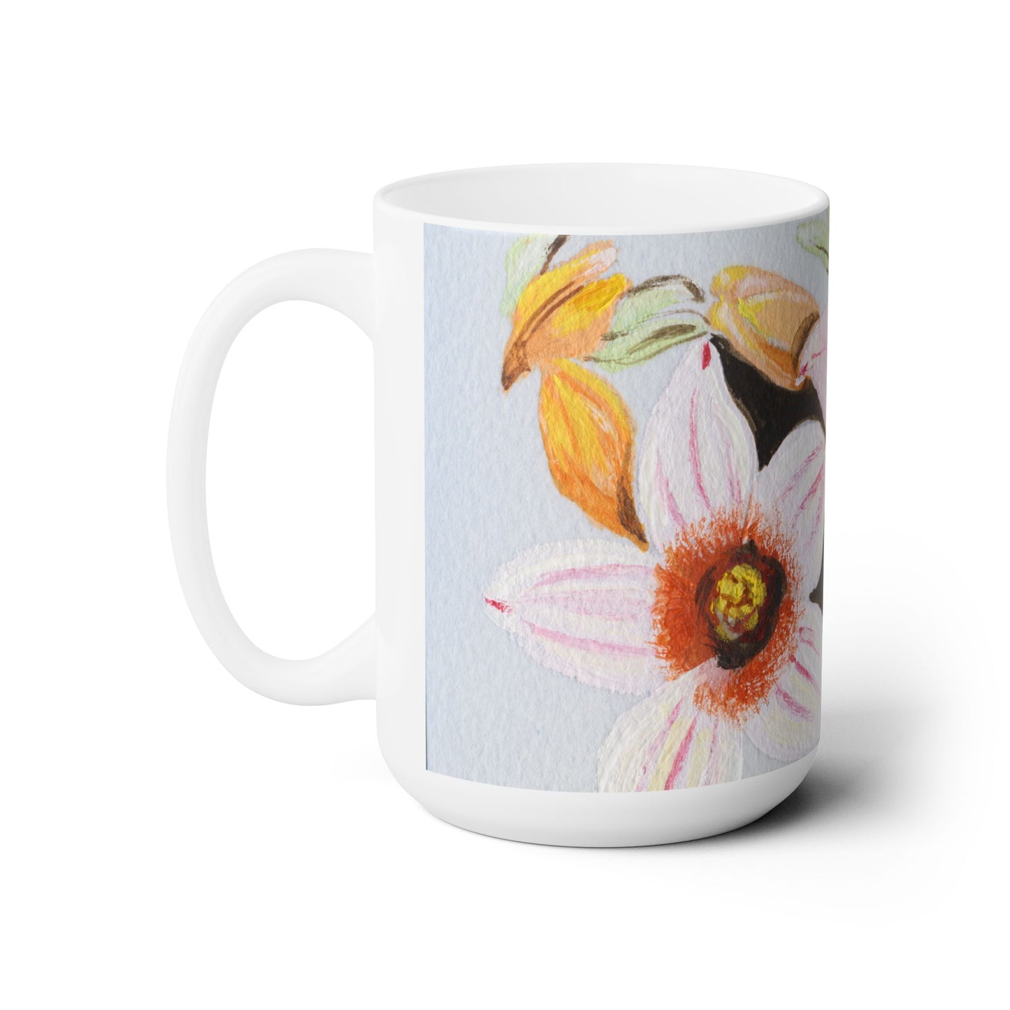 Australian Scrub Bottle Tree Flora Print Ceramic Mug 15oz