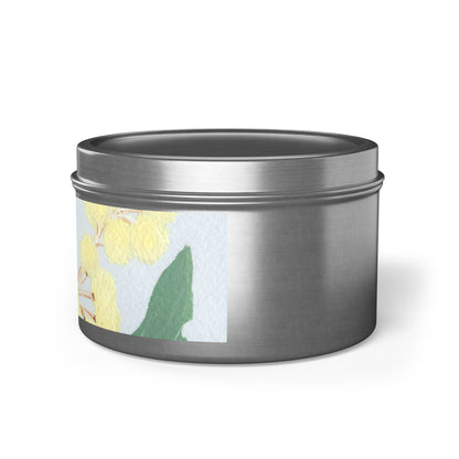 Australian Powder Puff Wattle Tin Candles - Multiple Scents