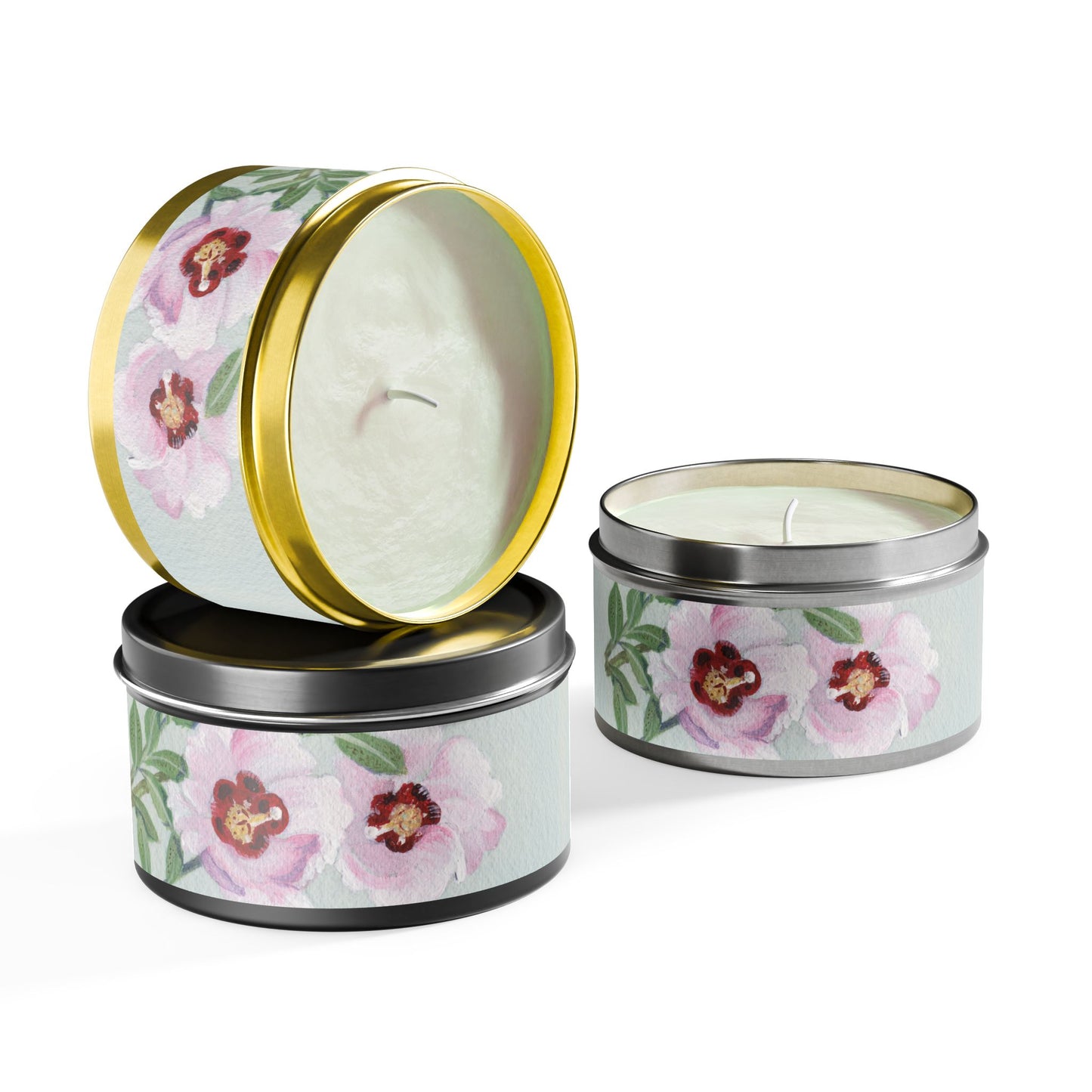 Australian Sturt Desert Rose Tin Candles - Multiple Scents