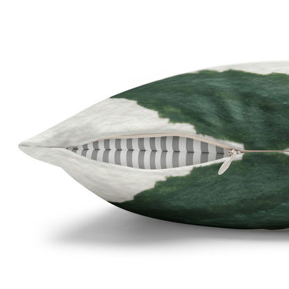 Australian Olearia Flora Print Faux Suede Square Pillow Case