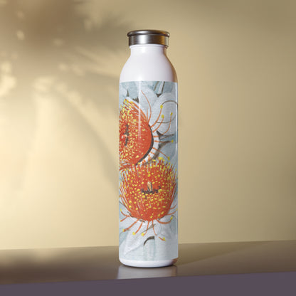 Australian Eucalyptus macrocarpa Mottlecah Slim Water Bottle