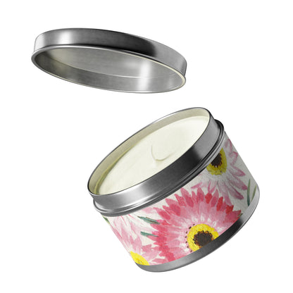 Australian Everlasting Daisies Tin Candles - Multiple Scents