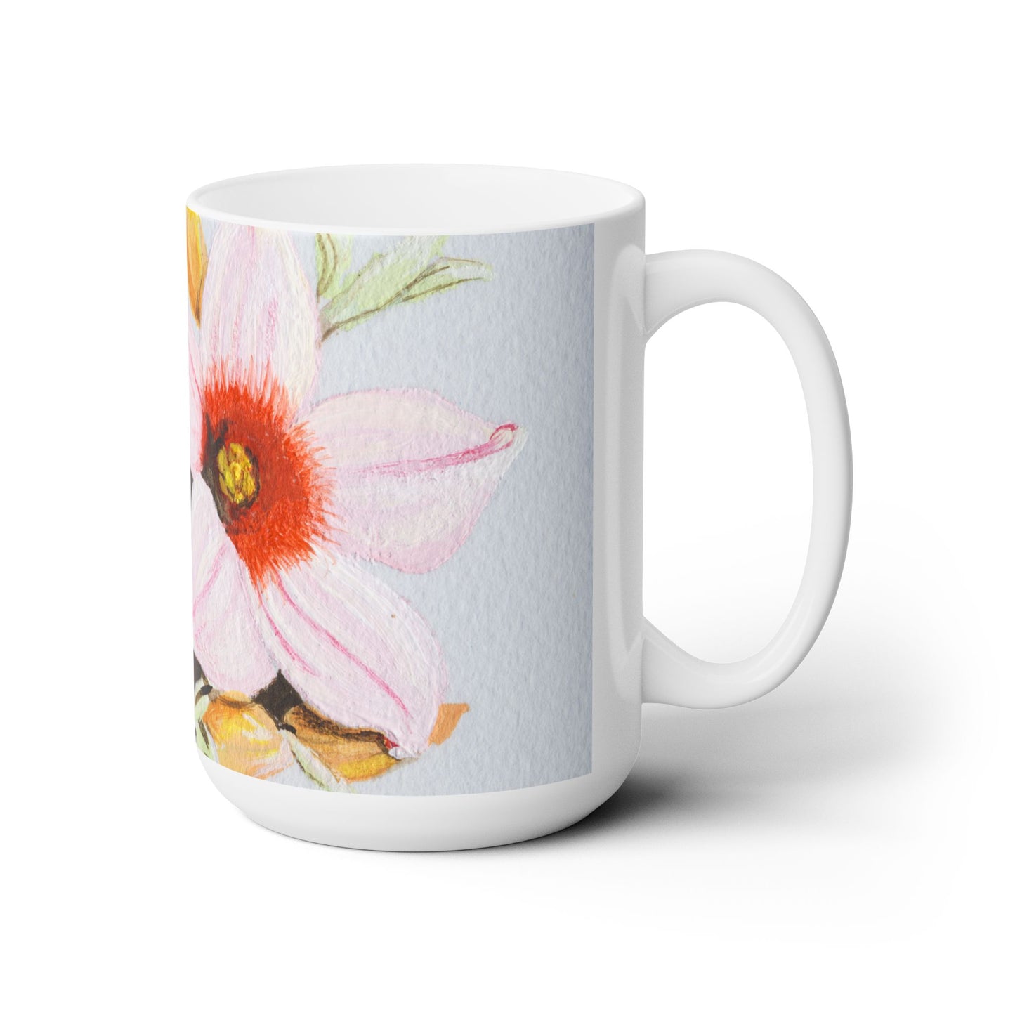 Australian Scrub Bottle Tree Flora Print Ceramic Mug 15oz