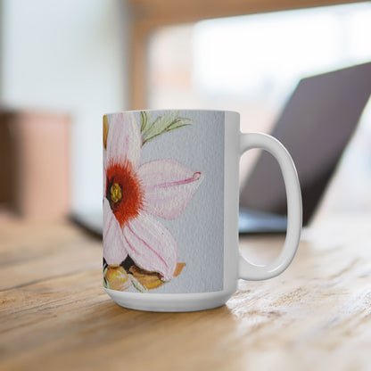Australian Scrub Bottle Tree Flora Print Ceramic Mug 15oz