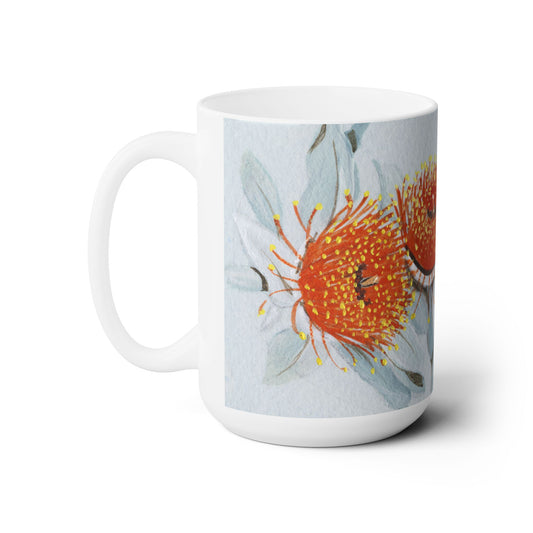 Australian (WA) Eucalyptus Mottlecah Flora Print Ceramic Mug 15oz