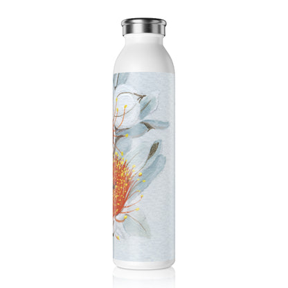 Australian Eucalyptus macrocarpa Mottlecah Slim Water Bottle