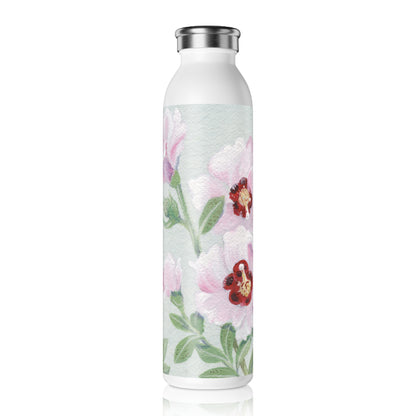 Australian Sturt's Desert Rose Slim Water Bottle