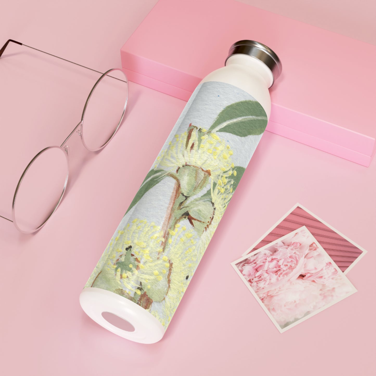 Australian Eucalyptus Messmate Stringybark Slim Water Bottle