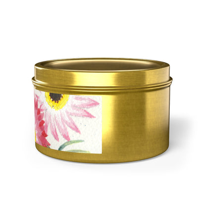 Australian Everlasting Daisies Tin Candles - Multiple Scents