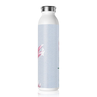 Australian Epacris Calvertiana Red Drumstick Heath Slim Water Bottle