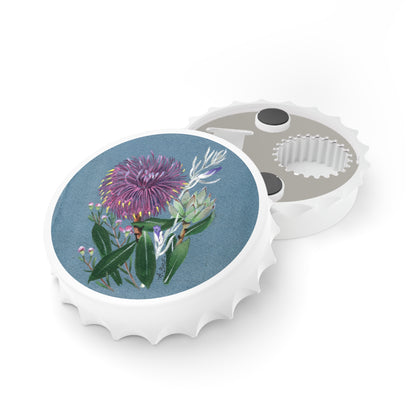 Australian Cone Flower with Emu Bush Bottle Opener