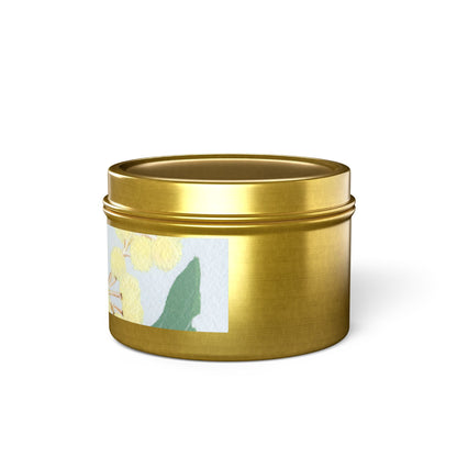 Australian Powder Puff Wattle Tin Candles - Multiple Scents