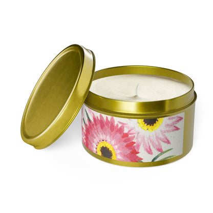 Australian Everlasting Daisies Tin Candles - Multiple Scents