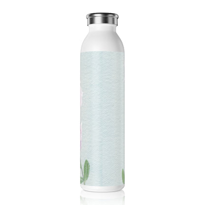 Australian Sturt's Desert Rose Slim Water Bottle