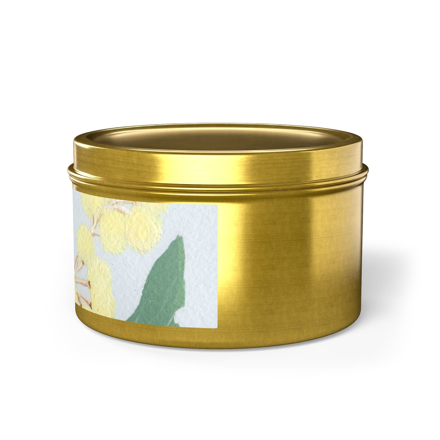 Australian Powder Puff Wattle Tin Candles - Multiple Scents