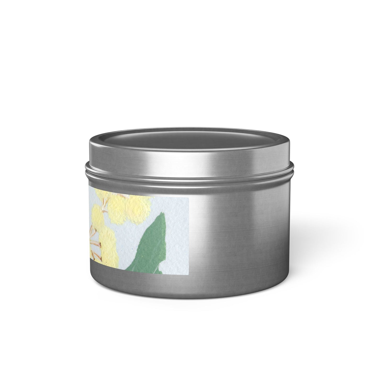 Australian Powder Puff Wattle Tin Candles - Multiple Scents