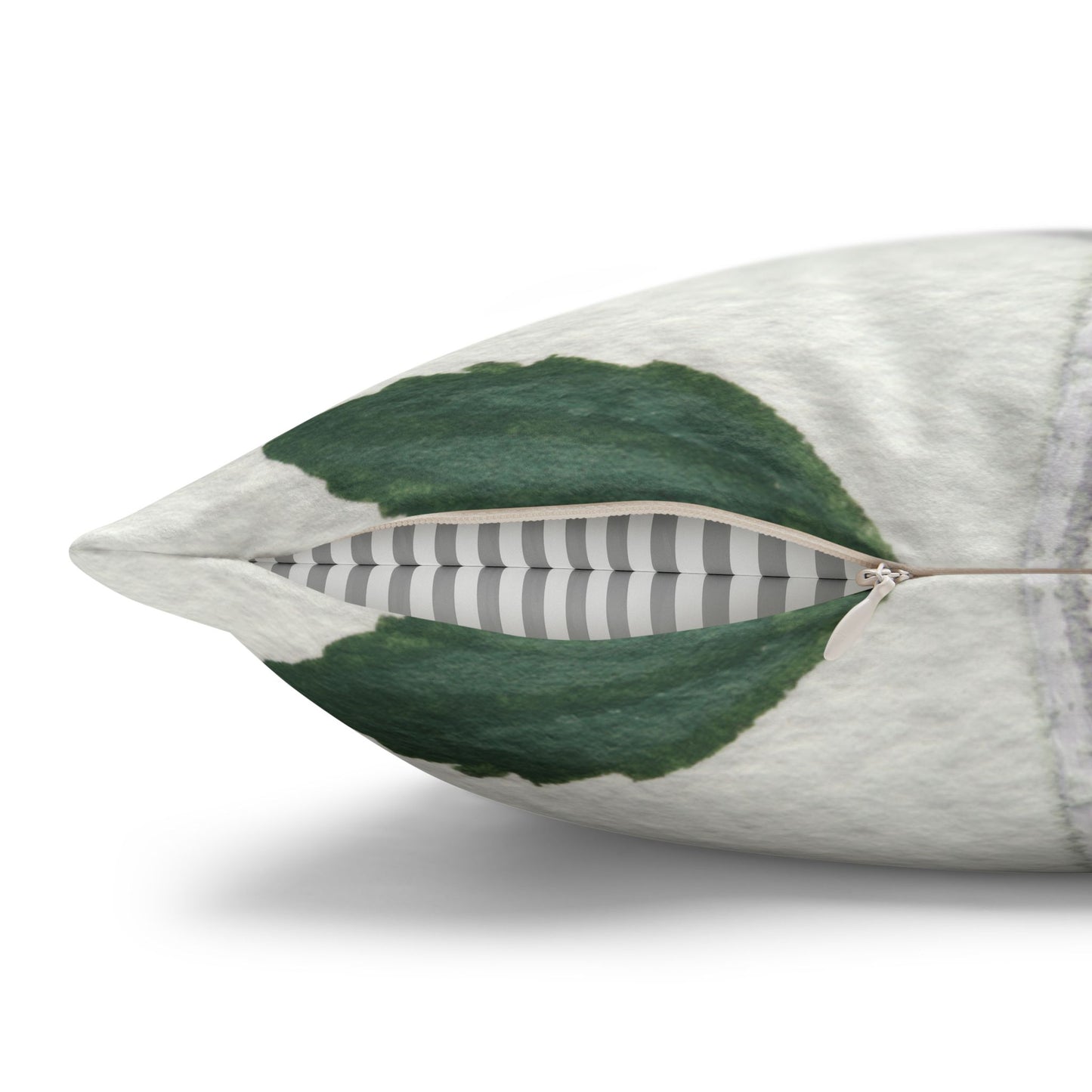 Australian Olearia Flora Print Faux Suede Square Pillow Case